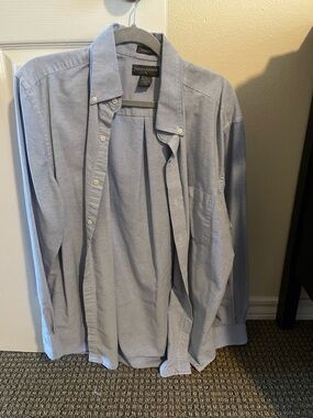 Saddlebred Pale Blue Oxford Button-Down Shirt